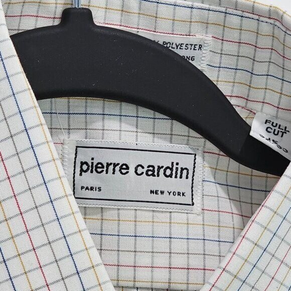 Pierre Cardin long sleeve shirt - Men's - Multi-Colored - 15 32/33 Full Cut - Picture 11 of 11